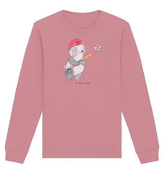 Mr. & Mrs. Panda Longpullover Panda Baseball spielen Größe S - Canyon Pink günstig online kaufen