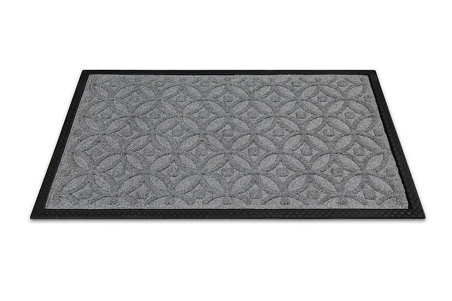 Wecon home Fußmatte »Midnight Mosaic«, rechteckig, 4 mm Höhe, pflegeleicht, günstig online kaufen