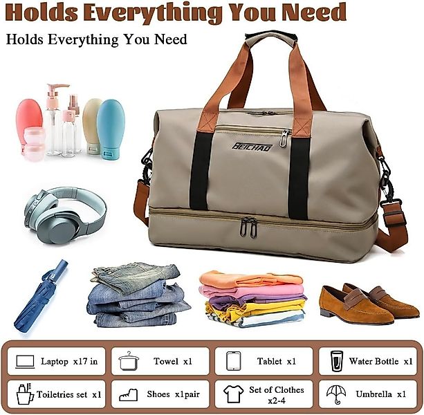 Heyork Reisetasche Reisetasche Sporttasche mit Schuhfach günstig online kaufen
