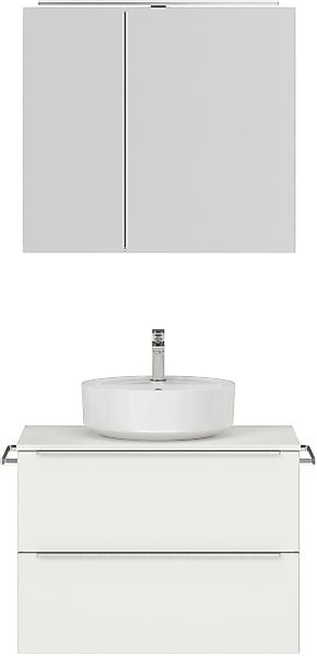 nobilia® Badmöbel-Set »Alvene«, (2 St., vormontiert, mit Soft-Close), inkl. günstig online kaufen