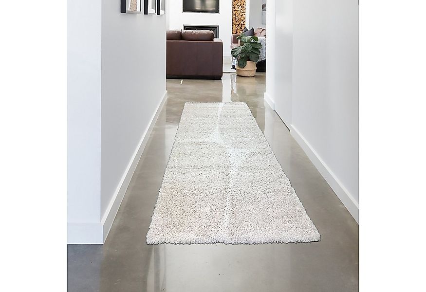 Carpetia Teppich Weicher Hochflor Teppich Pflegeleicht mit modernem 3D-Must günstig online kaufen