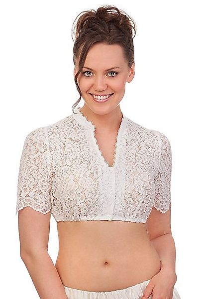 Spieth & Wensky Dirndlbluse Dirndlbluse - MELLINGEN - creme, schwarz günstig online kaufen