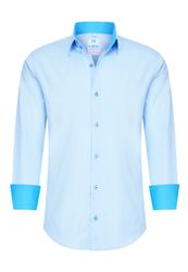 R-NEAL Businesshemd Pastellhemd Herren Slim Fit günstig online kaufen