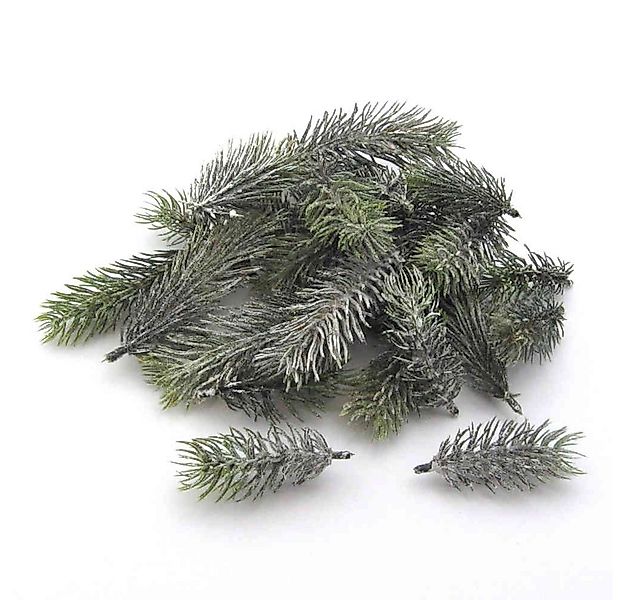 Kunstzweig Künstliches Tannenstreu, 8-13cm. 24x Tannenzweig, Triebe mit Sch günstig online kaufen