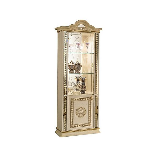 Interdesign24 Glasvitrine Venus (2-Türig, im Barock-Stil, mit Goldverzierun günstig online kaufen
