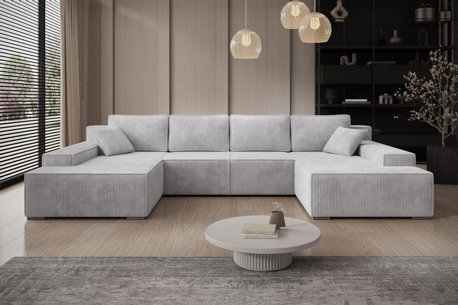 PROMETO Möbel Ecksofa Ecksofa Couch U-Form günstig online kaufen