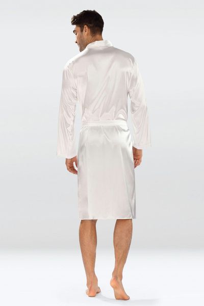 DKaren Morgenmantel Herren Satin Morgenmantel Bademantel günstig online kaufen