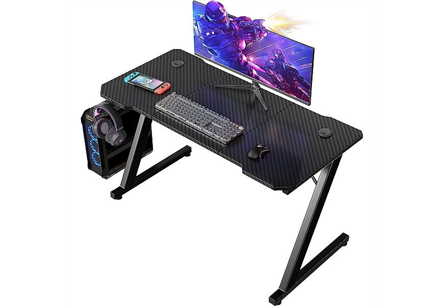 GUNJI Gamingtisch 80/120/140cm Spieltisch, Ergonomischer Computertisch (Sch günstig online kaufen