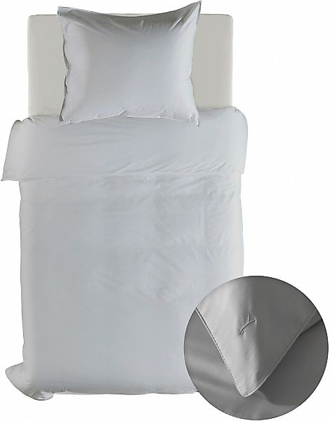 YELLOW Bettwäsche "Suite-Dubai" 2 Stk. tlg. Uni Design, 100% Baumwolle ab 1 günstig online kaufen