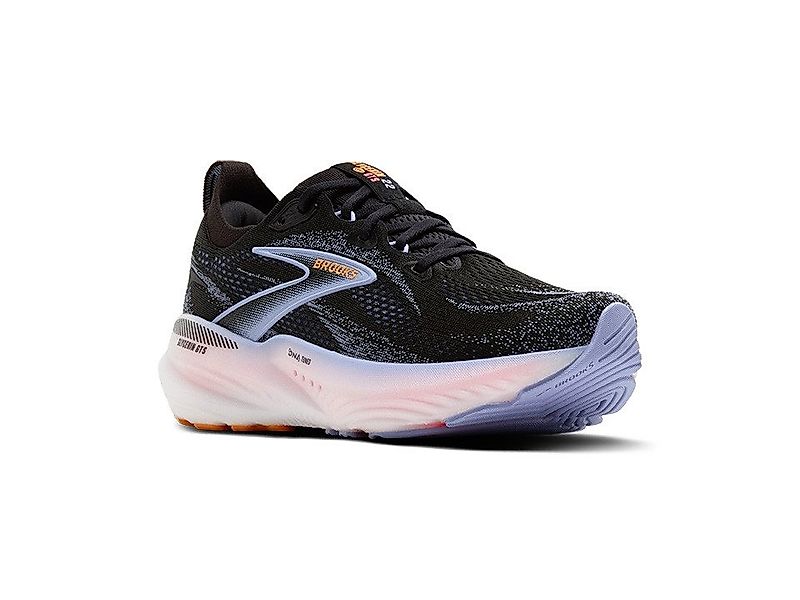 Brooks Glycerin GTS 22 Damen Laufschuh Black/Blue Heron/Orange Laufschuh günstig online kaufen