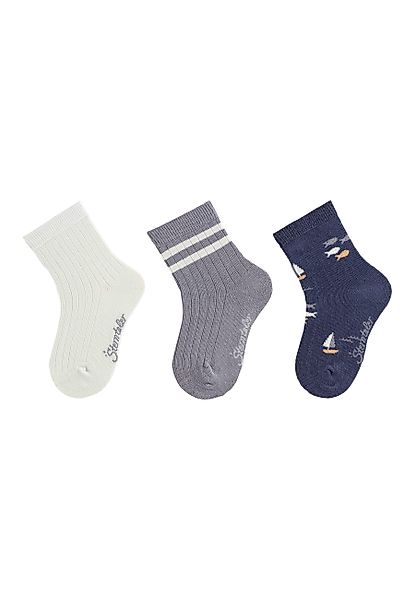 Sterntaler® Feinsöckchen Socken 3er-Pack Fische (3-Paar, günstig online kaufen