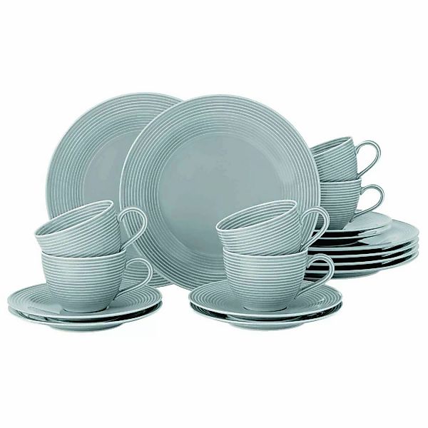 Seltmann Weiden Beat Coor Glaze Kaffeeservice 18-teilig Arktisblau günstig online kaufen