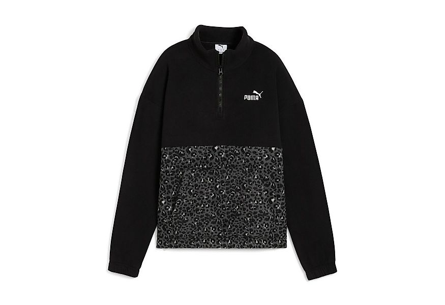 PUMA Fleecepullover Puma Damen Pullover ESS Graphic Animal Relaxed Half-Zip günstig online kaufen