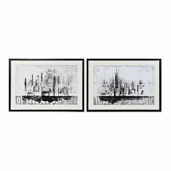 Bild Dkd Home Decor New York Leinwand New York (84 X 3 X 60 Cm) (2 Stück) günstig online kaufen