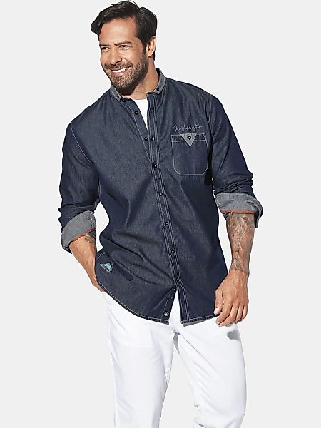Jan Vanderstorm Jeanshemd "Jeanshemd OLAFGREN" günstig online kaufen