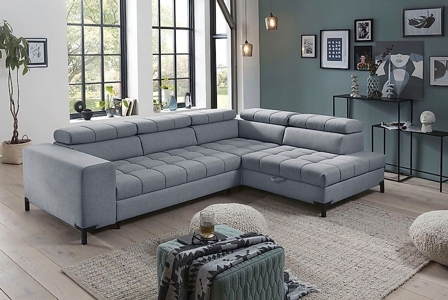 exxpo - sofa fashion Ecksofa "Bocco, hochwertige Verarbeitung, toller Sitzk günstig online kaufen