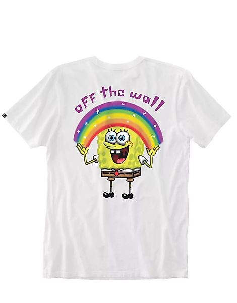 Vans X Spongebob – Imagination – T-Shirt mit Rückenprint in Weiß günstig online kaufen