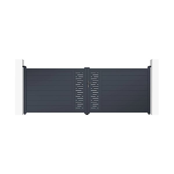 Casanoov Flügeltor Elektrisch 4M Arlberg H 140Cm & Drehtorantrieb Hicker B2 günstig online kaufen