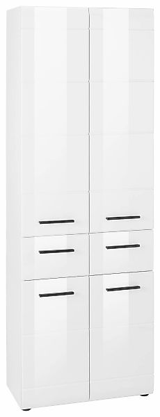 welltime Hochschrank "Sovana" Breiter Badezimmerschrank mit 2 Schubladen un günstig online kaufen