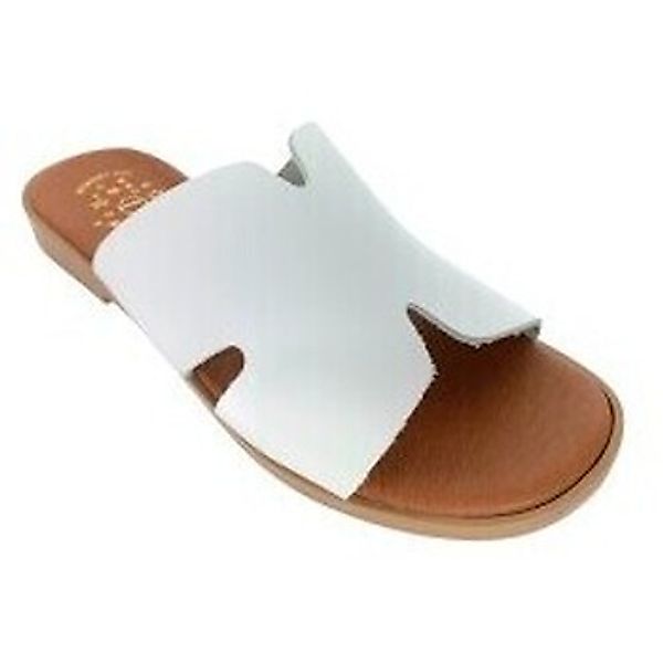 Duendy  Schuhe 3822 weiße Damensandale günstig online kaufen