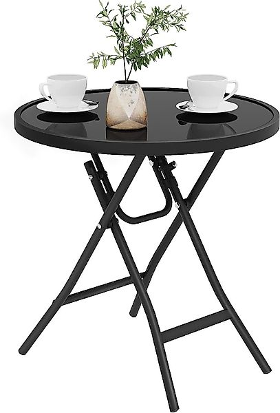 EUGAD Gartentisch (1-St), Klapptisch mit Metallrahmen, günstig online kaufen
