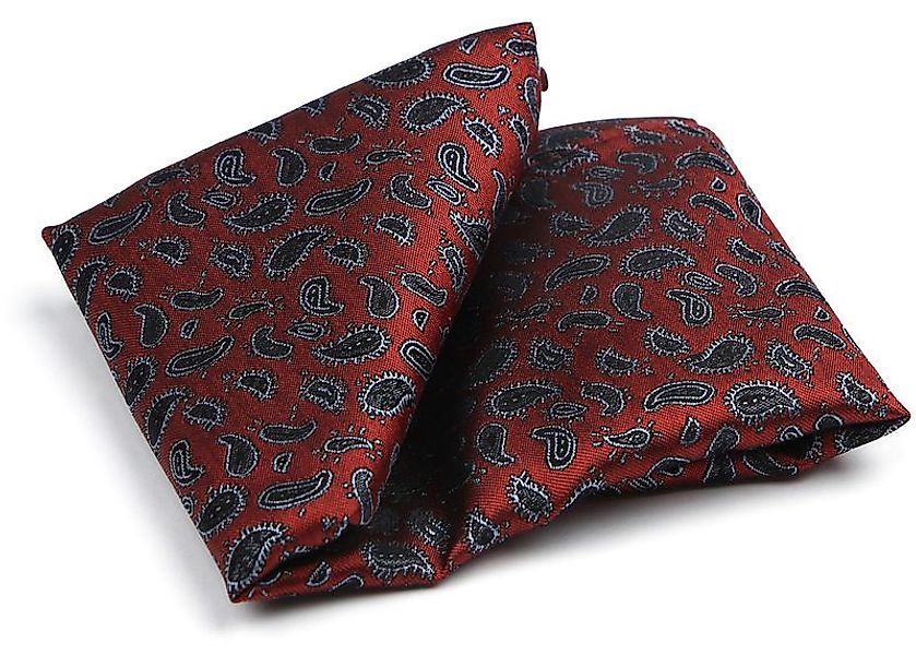 Suitable Seide Einstecktuch Paisley Bordeaux - günstig online kaufen
