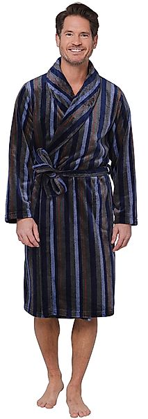 Pastunette Herrenbademantel Herren Fleece Morgenmantel, Polyester, günstig online kaufen