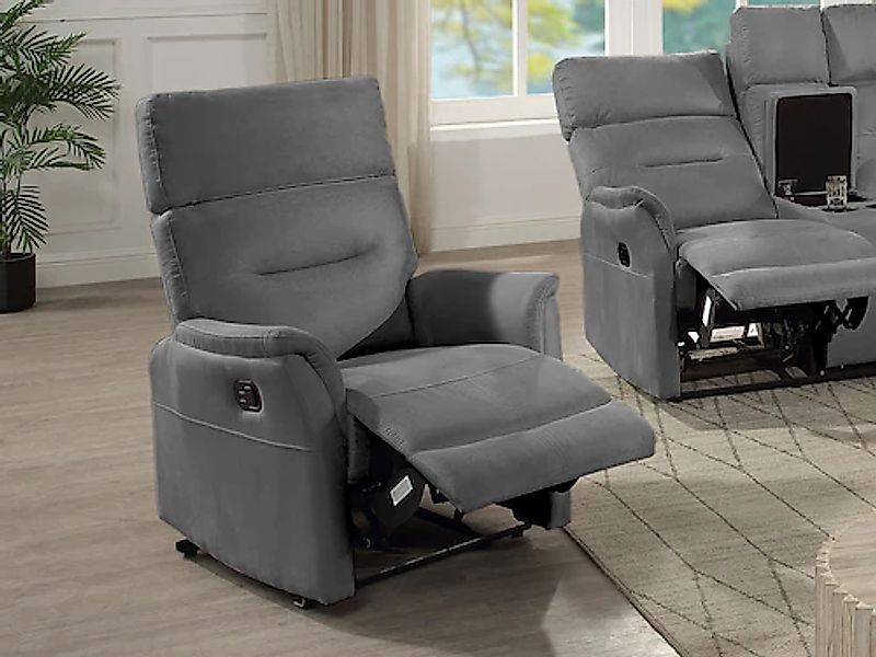 ATLANTIC home collection Relaxsessel »Falk« Relaxfunktion, Mikrofaserbezug günstig online kaufen
