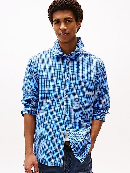 Tommy Jeans Langarmhemd TJM ESSNT POPLIN REG SHIRT EXT Mit Rundhalsausschni günstig online kaufen