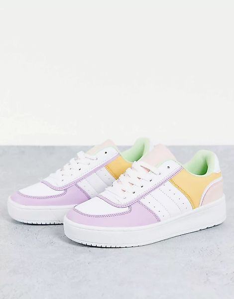 schuh – Magnet – Sneaker zum Schnüren in bunten Pastellfarben-Mehrfarbig günstig online kaufen