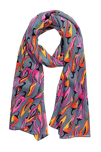 Ulla Popken Halstuch Schal Pepperoni-Muster günstig online kaufen