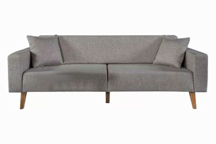 Xlmoebel Sofa Polsterstoff Couch Sitzbereich Wohnzimmer Dreisitzer Grau, 1 günstig online kaufen