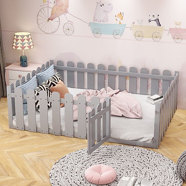 STILVORA Kinderbett 140x200 Babybett mit Matratze,Bettgestell günstig online kaufen