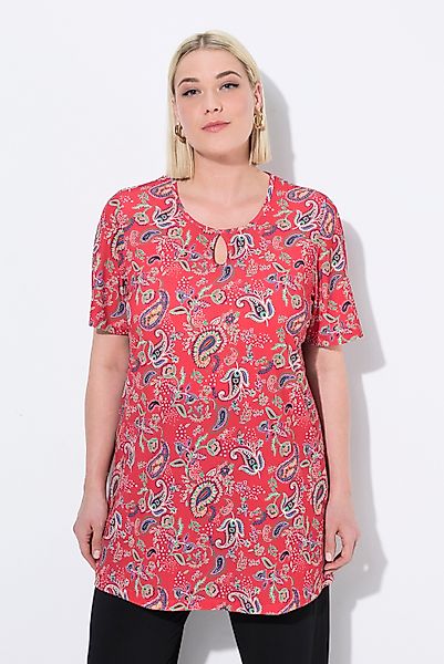 Ulla Popken Longshirt Longshirt A-Linie Rundhals günstig online kaufen