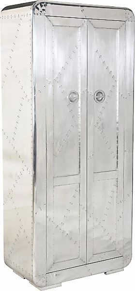 SIT Garderobenschrank "Flurschrank Airman – Flurschrank Silber" Flurschrank günstig online kaufen