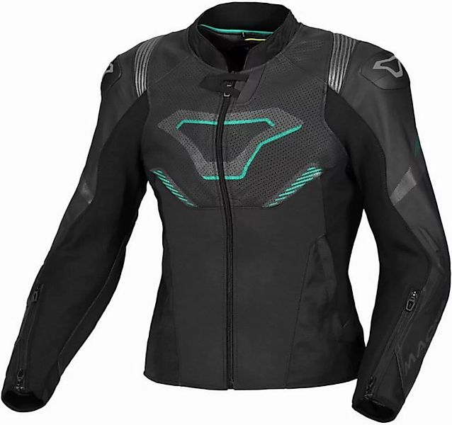 Macna Motorradjacke Pointer perforierte Damen Motorrad Lederjacke günstig online kaufen