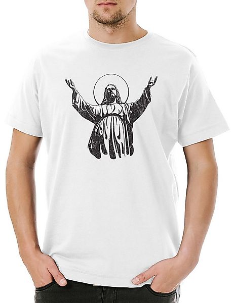 Urban Backwoods Print-Shirt Jesus I Herren T-Shirt God Gott Christus Christ günstig online kaufen