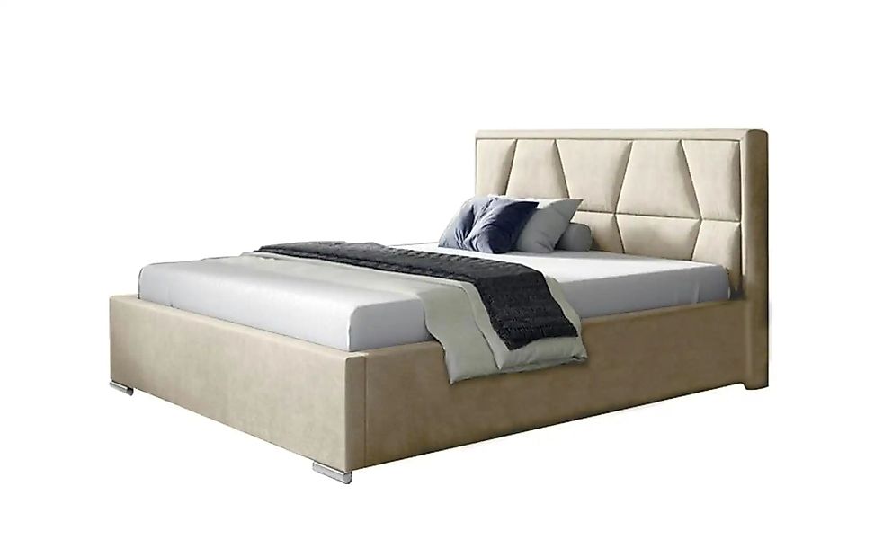 Polsterbett mit Bettkasten Loca ¦ beige ¦ Maße (cm): B: 180 H: 110 Betten > günstig online kaufen