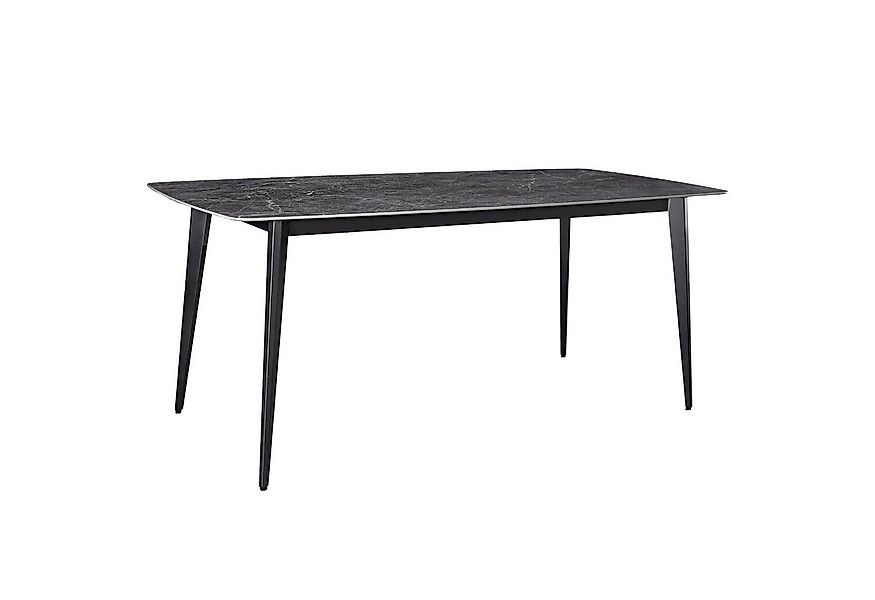 riess-ambiente Esstisch MILANO 160cm anthrazit / schwarz · Keramik, Metallg günstig online kaufen