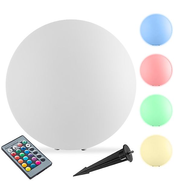 tectake LED Gartenleuchte Kugelleuchte Luminous Globe, günstig online kaufen