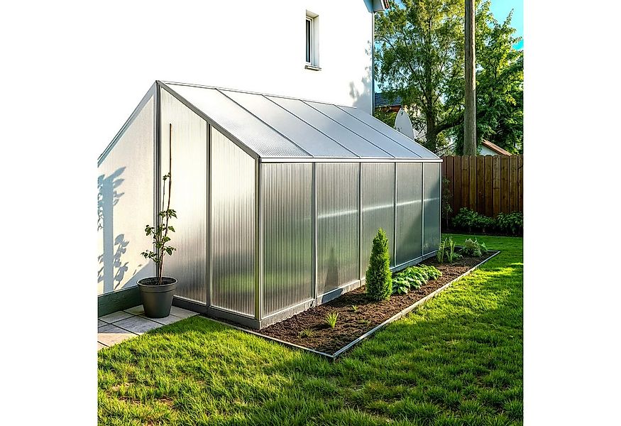 Arebos Hohlkammerplatte Transparent, für Gewächshaus, Carport, Frühbeet, Üb günstig online kaufen