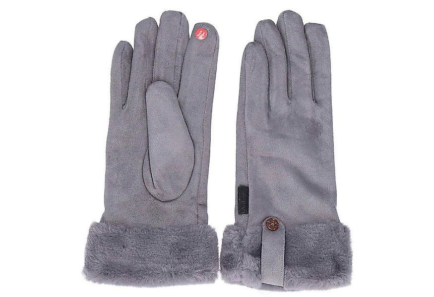 Antonio Strickhandschuhe Antonio Damen Winter Fingerhandschuhe dark grey günstig online kaufen