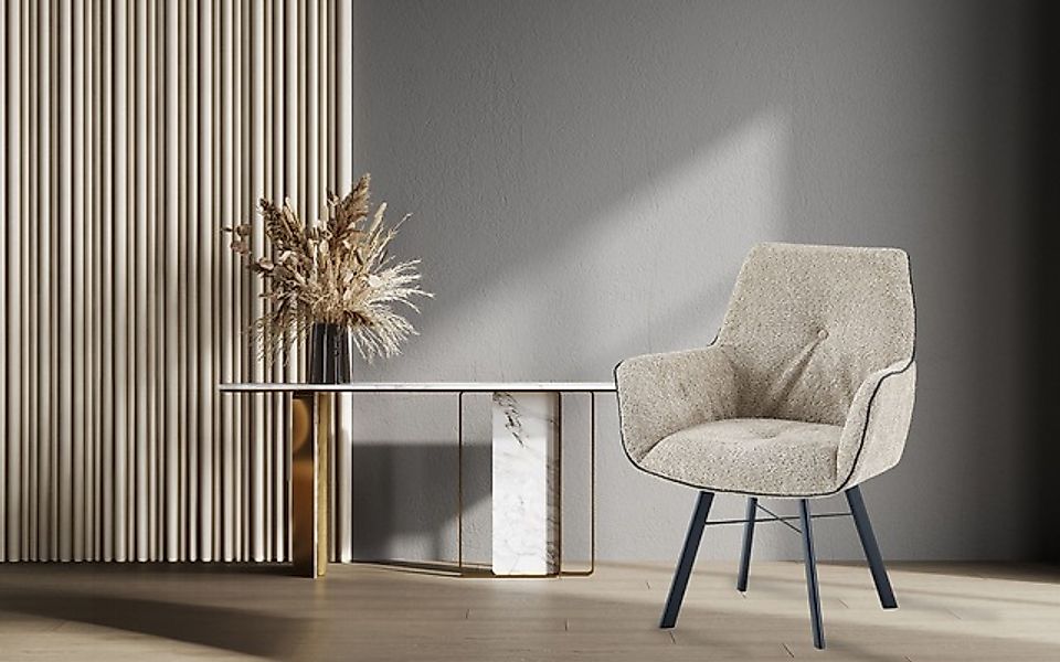 Kayoom Armlehnstuhl »Stuhl Allie 125, mit Armlehne, 180° drehbar, mit Rückh günstig online kaufen