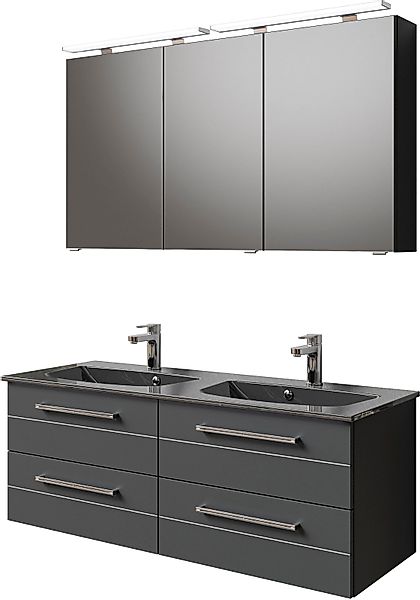Saphir Badmöbel-Set Serie 6025 2-teilig Mineralmarmor-Waschtisch günstig online kaufen