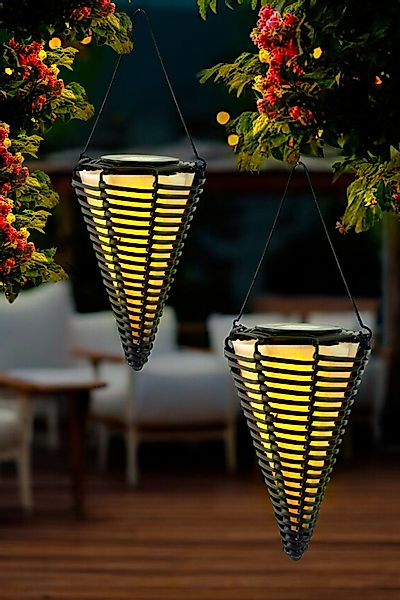 Arnusa LED Solarleuchte Hängelampen 2er Set günstig online kaufen