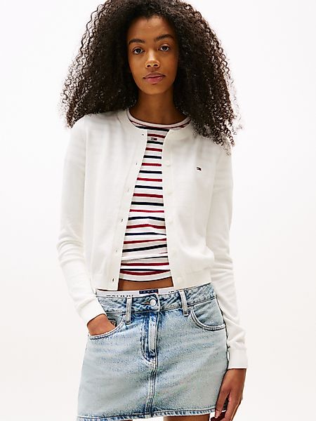 Tommy Jeans Strickjacke TJW ESSENTIAL CREW günstig online kaufen