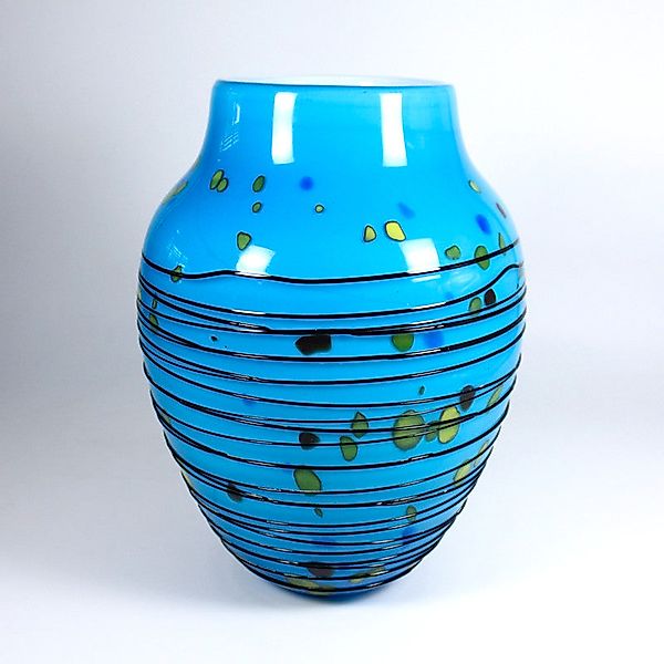 Glasvase Blue-Birds Murano 29cm günstig online kaufen