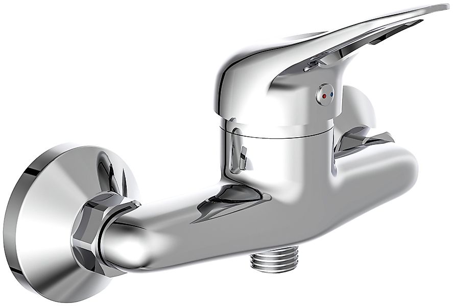 Schütte Duscharmatur "Porto" Wasserhahn Bad, Mischbatterie Dusche in Chrom günstig online kaufen