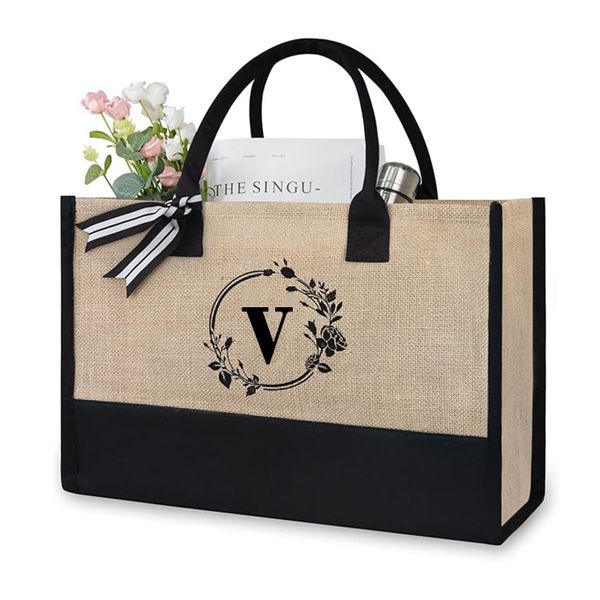 REDOM Tragetasche Buchstabentasche Stofftasche Freizeittasche Damen günstig online kaufen
