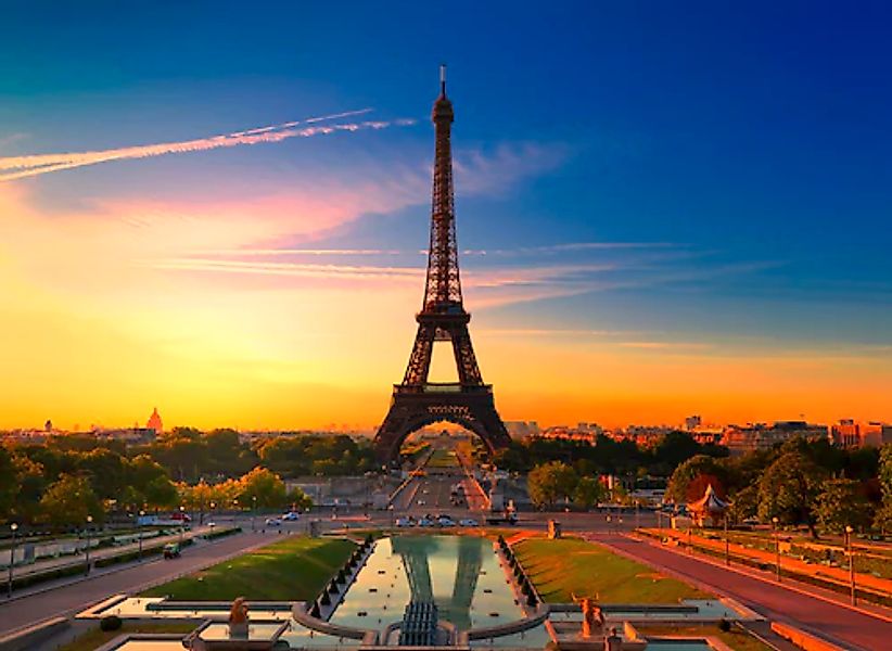 Papermoon Fototapete »Paris Eiffel Tower« glatt günstig online kaufen